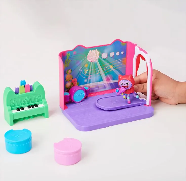 Gabby's Dollhouse Groovy Music Room With Daniel James Catnip
