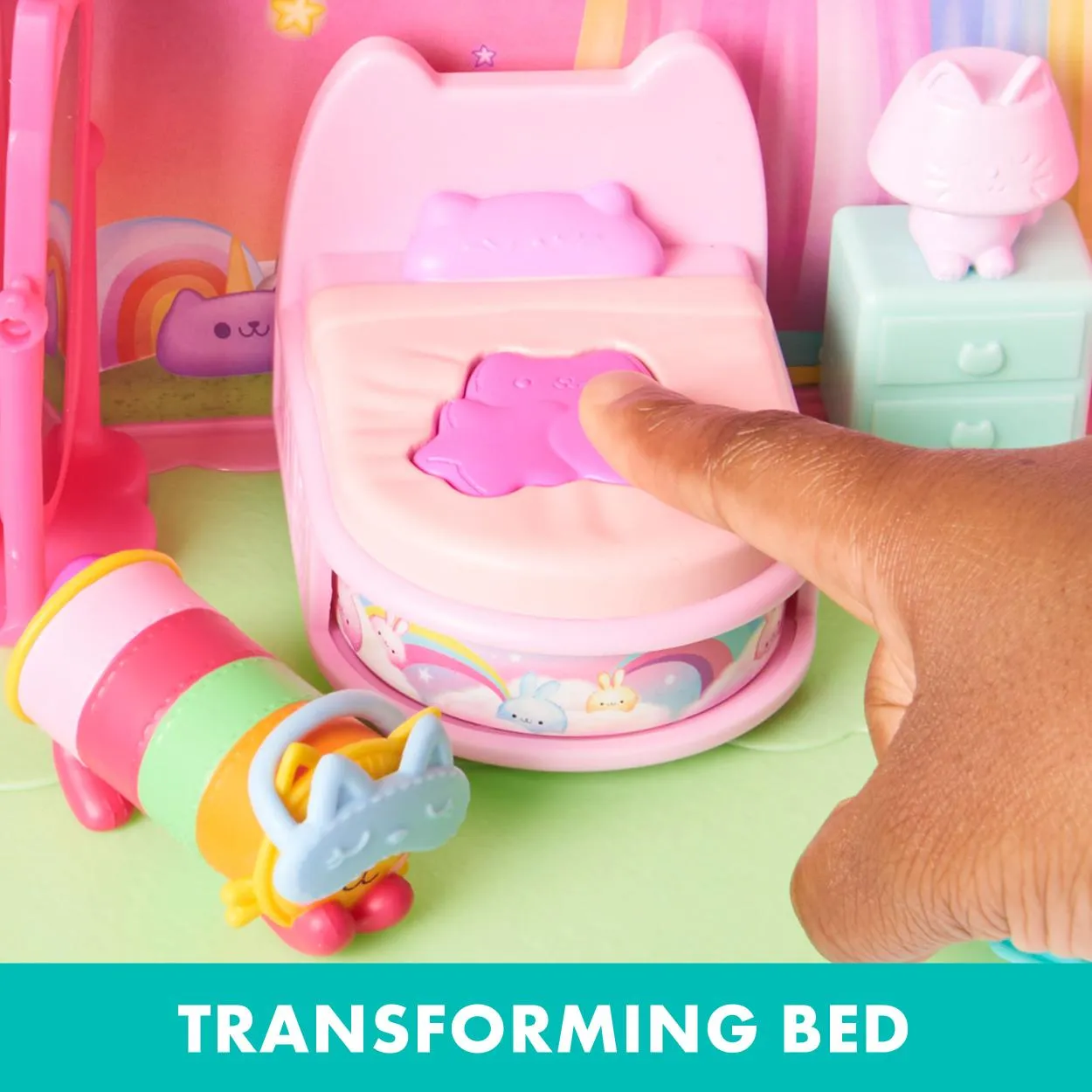 Gabby's Dollhouse Sweet Dreams Bedroom Playset
