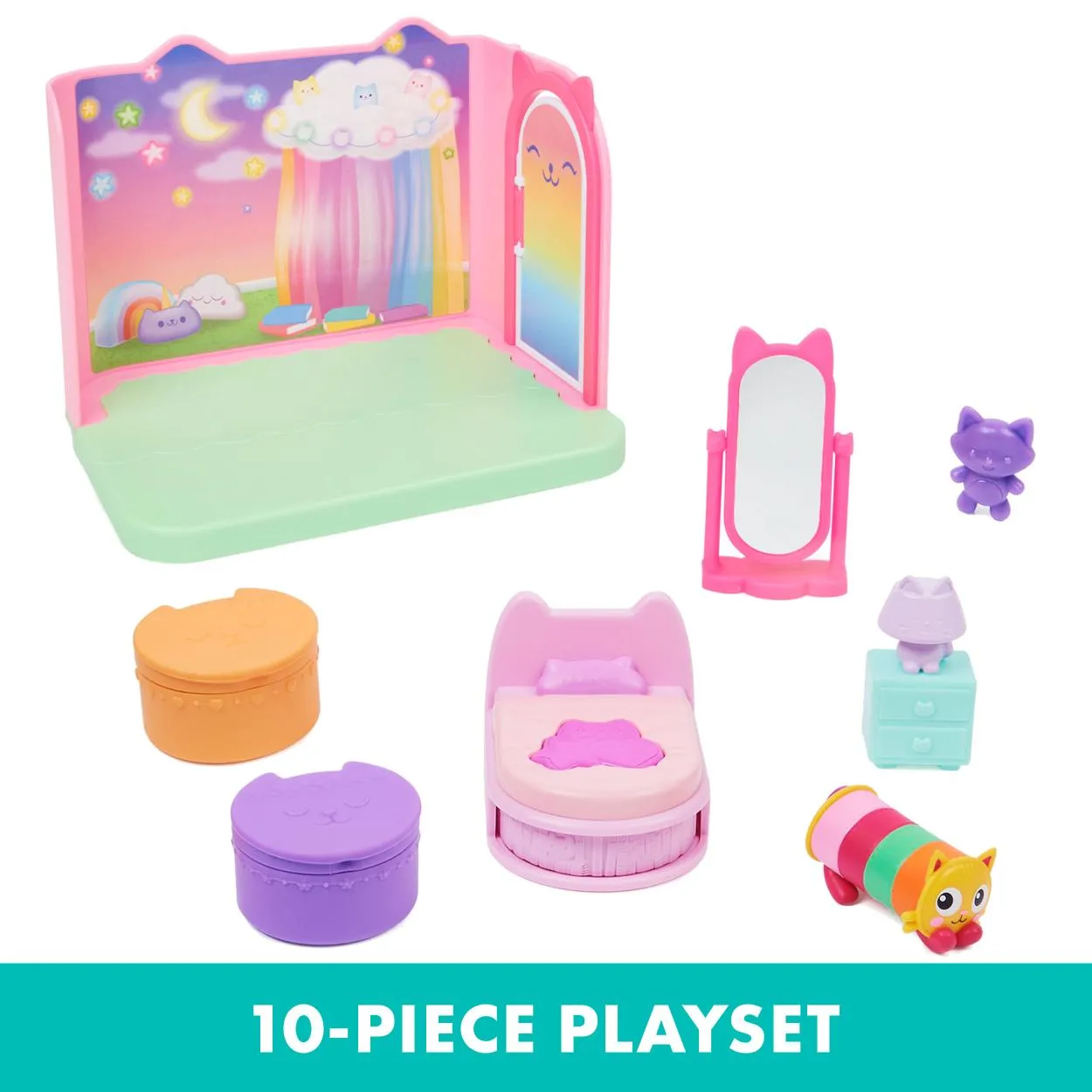 Gabby's Dollhouse Sweet Dreams Bedroom Playset