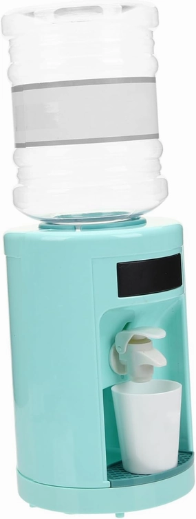Gadpiparty Mini Water Dispenser Kids Cartoon Water Fountain Water Miniature Machine Drink Kids Drinking Fountain Funny Water Toy Doll House Accessories