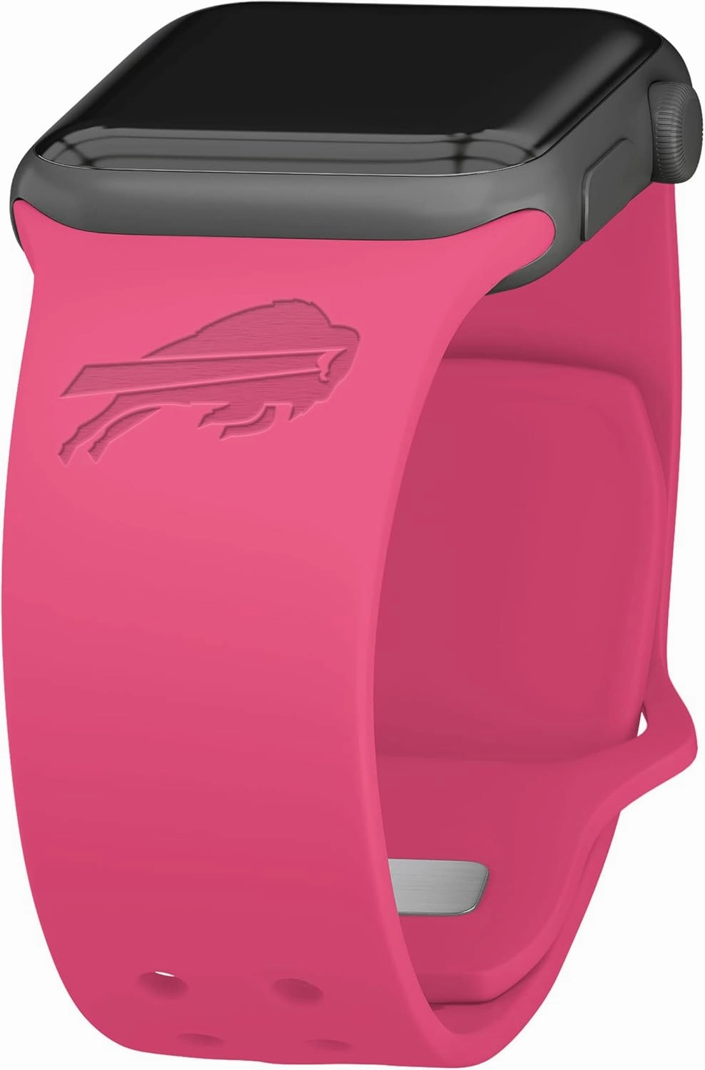 Game Time Buffalo Bills Engraved Silicone Sport Watch Band Compatible with Apple Watch