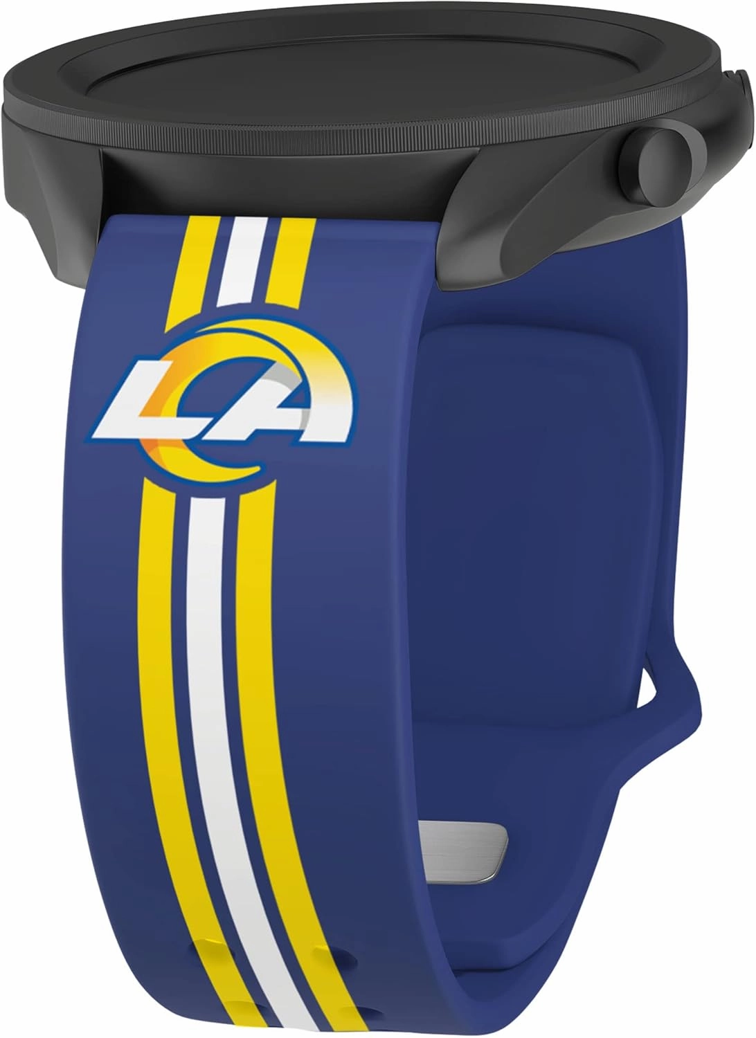 Game Time Los Angeles Rams Quick Change HD Watch Band Compatible with Samsung and More