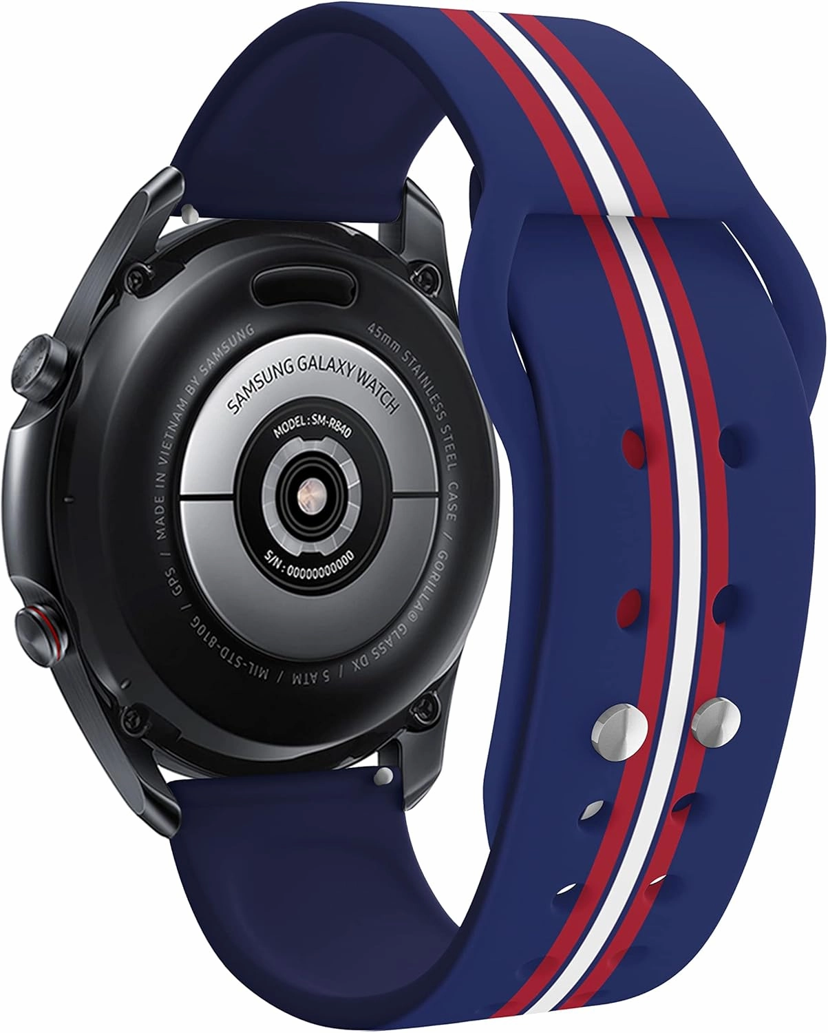 Game Time New York Giants Quick Change HD Watch Band Compatible with Samsung and More