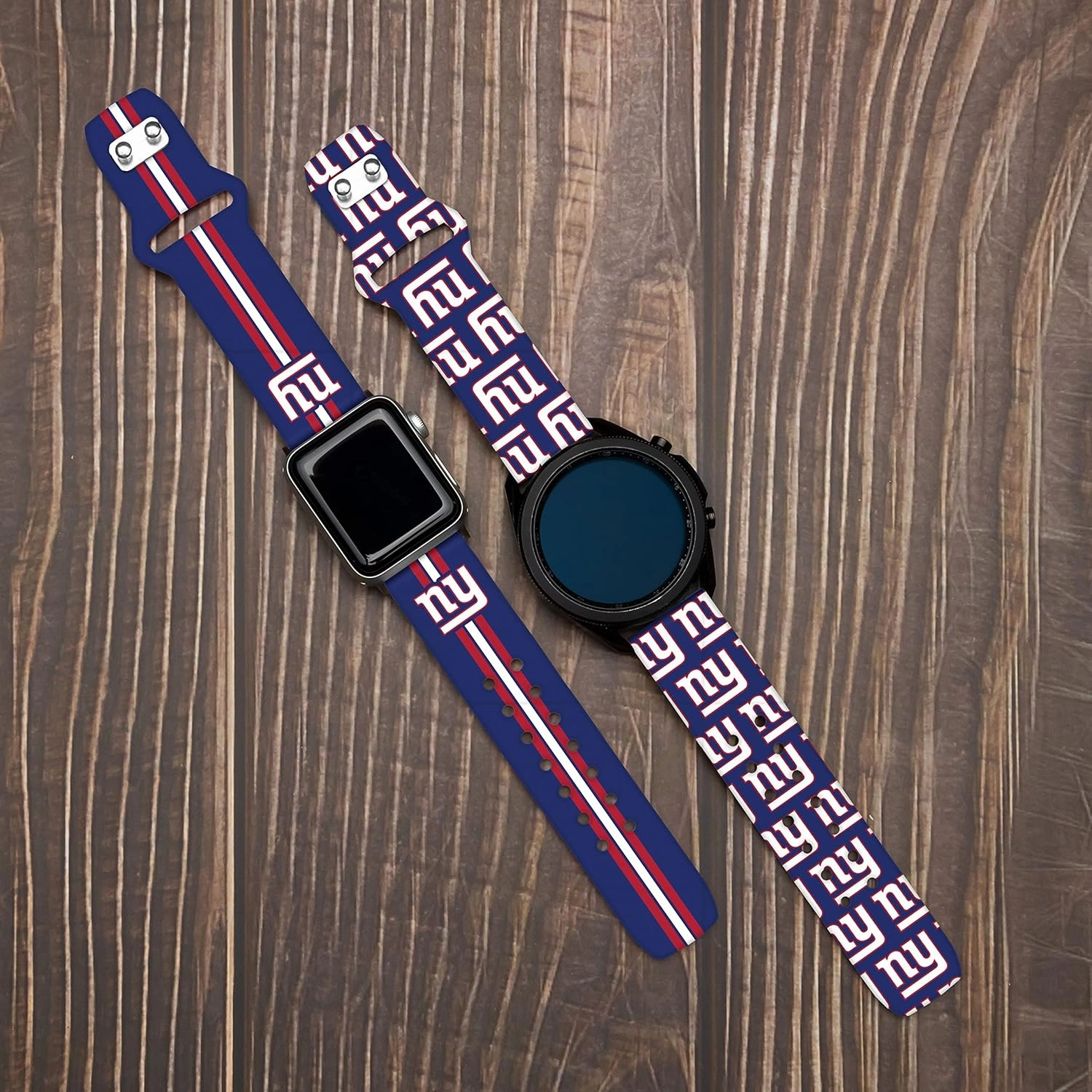 Game Time New York Giants Quick Change HD Watch Band Compatible with Samsung and More