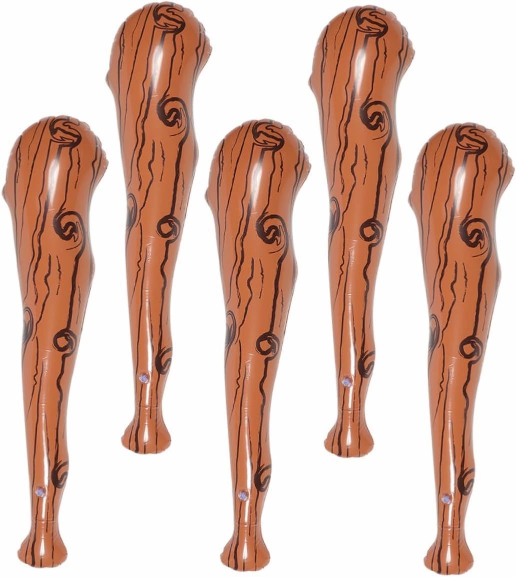 GANAZONO Inflatable Bat for Pool 5pcs Boys and Girls Toy Baseball Bat Foam Material for Sports Events
