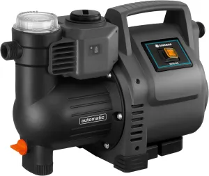 Gardena 3500/4e Classic – Electric Pump Station, Automatic Operation, LED Light, Power 800 W, Maximum Flow Rate 3500 l/h, Max Pressure 4 Bar