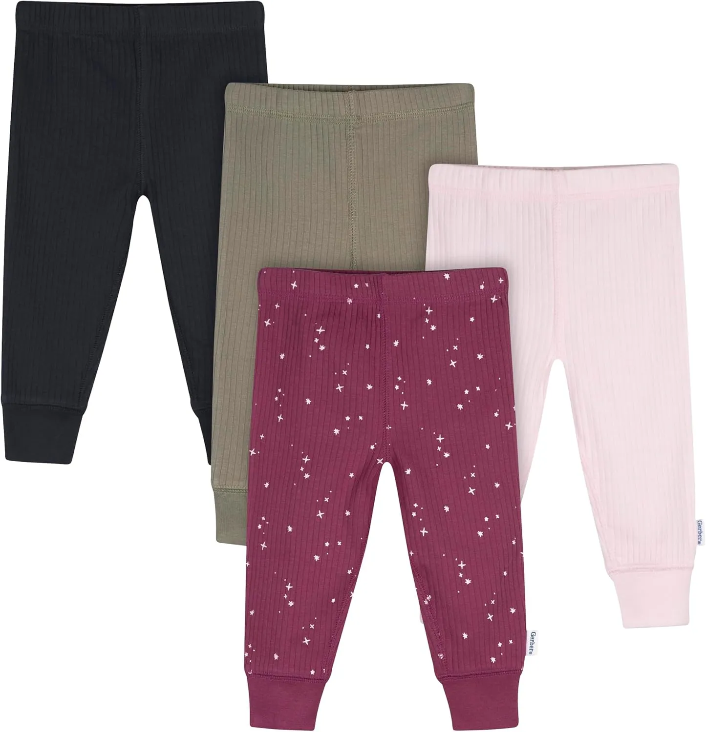 Gerber Baby Girls' Multi-Pack Active Pants Set