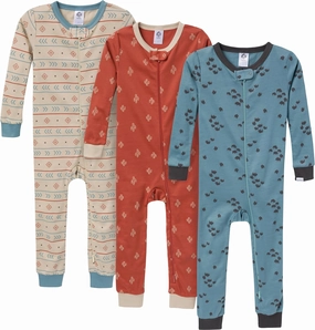Gerber Baby-Boys 3-Pack Snug Fit Footless One-Piece Cotton Pajamas