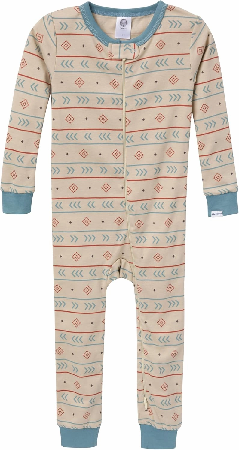 Gerber Baby-Boys 3-Pack Snug Fit Footless One-Piece Cotton Pajamas
