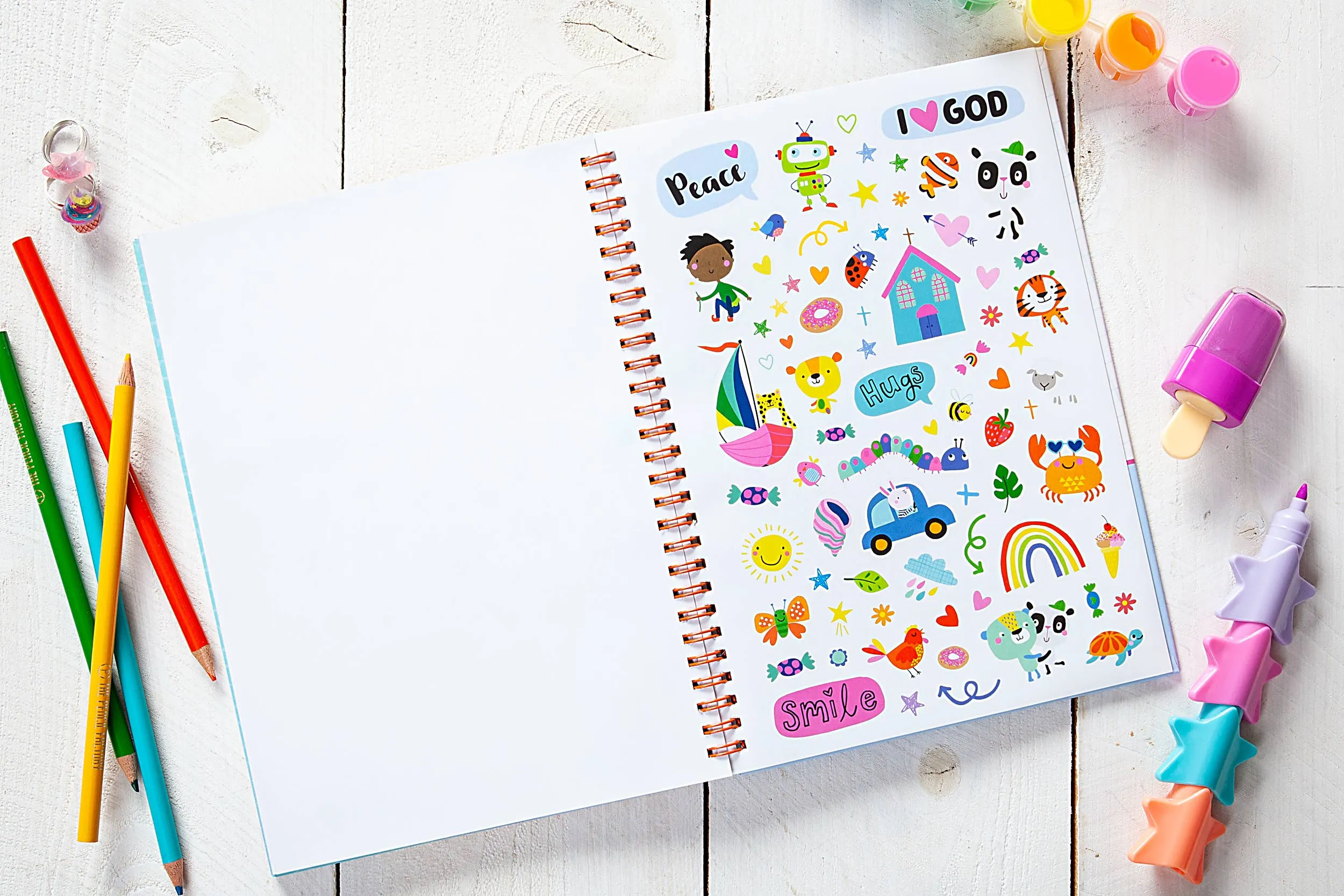 God Made Me (Kid's Journal - Christmas Gift Ideas)