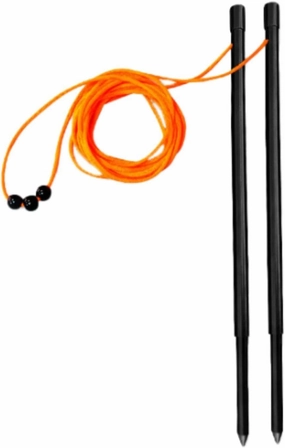 Golf Putting String Practice Equipment with Aluminum Alloy Pegs - Training Aid for Beginners and Professional Players - Portable Golf Training Tool