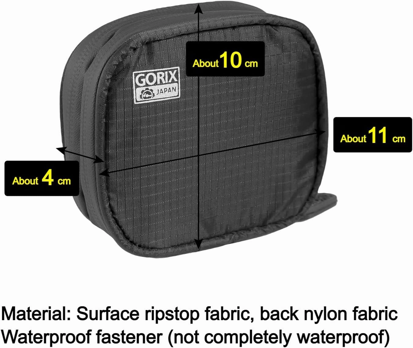 GORIX Cycle Wallet Pouch Small Bag Waterproof Mobile Phone Coin Case Road MTB Bike (GX-Bkmini)