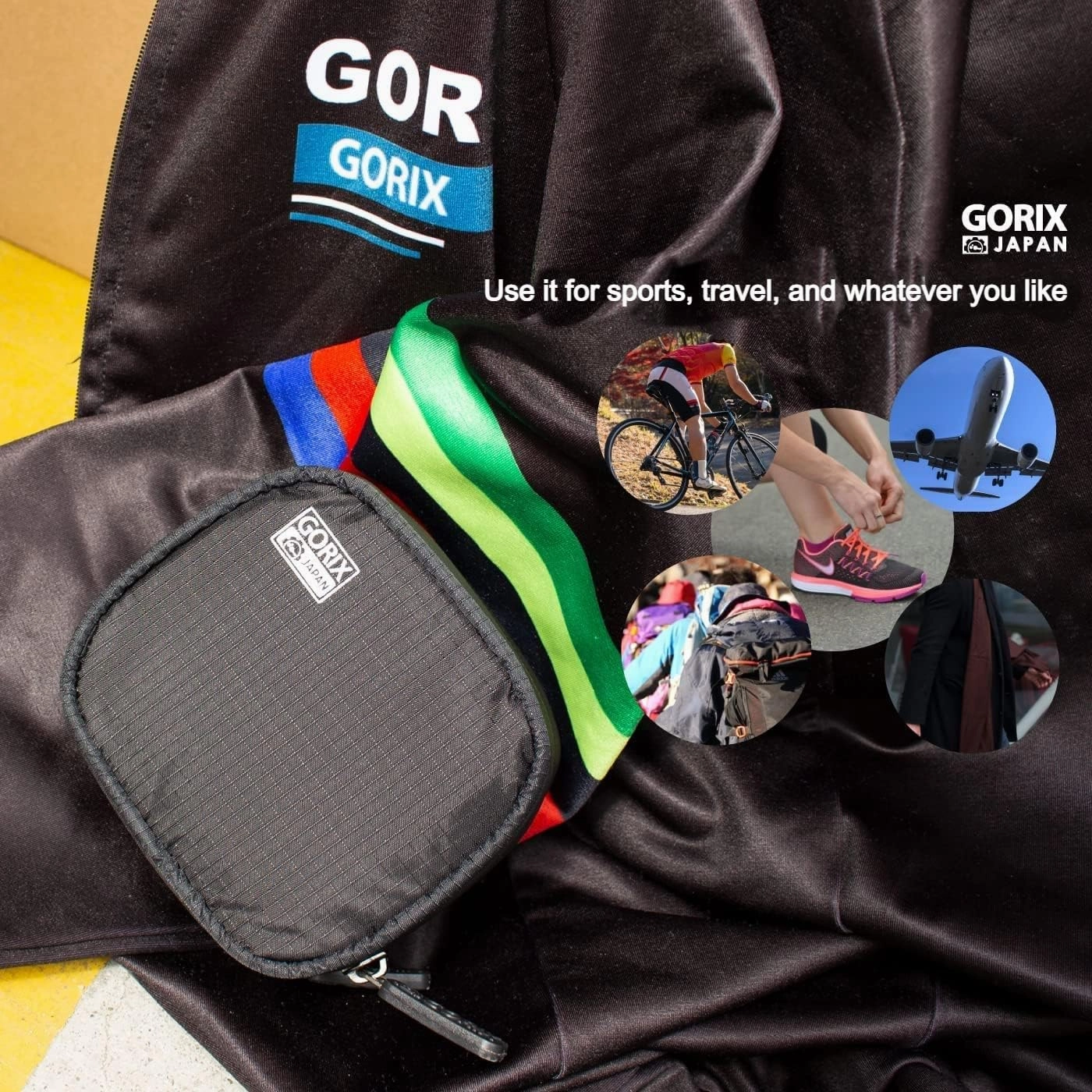 GORIX Cycle Wallet Pouch Small Bag Waterproof Mobile Phone Coin Case Road MTB Bike (GX-Bkmini)