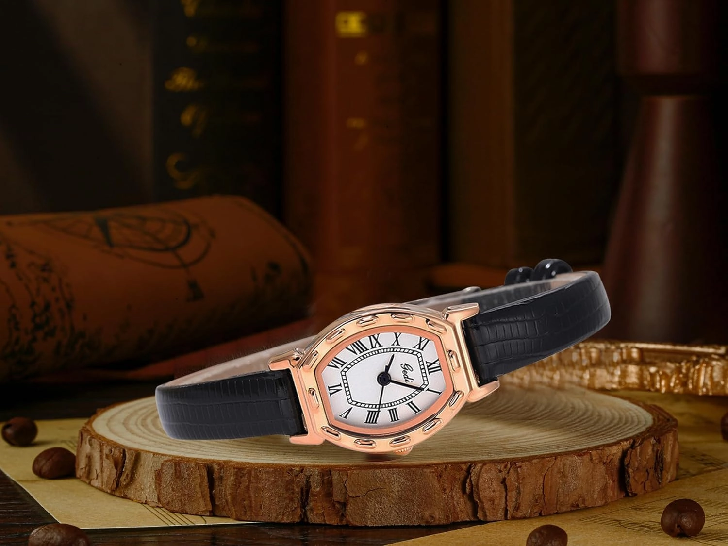 Gosasa Ladies Fashion Quartz Wrist Watches Elegant Watch for Women Waterproof Stainless Steel Strap Luxury Women Watch