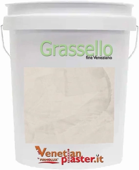 Grassello Authentic Venetian Plaster | Shiny Polished Plaster | Made in Italy from Lime & Marble | Light Colors (5) | Color: SW7516 Kestrel White
