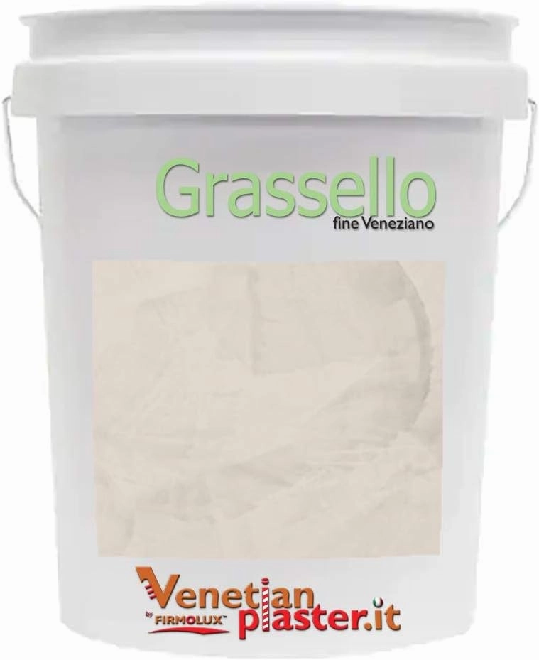 Grassello Authentic Venetian Plaster | Shiny Polished Plaster | Made in Italy from Lime & Marble | Light Colors (5) | Color: SW7516 Kestrel White