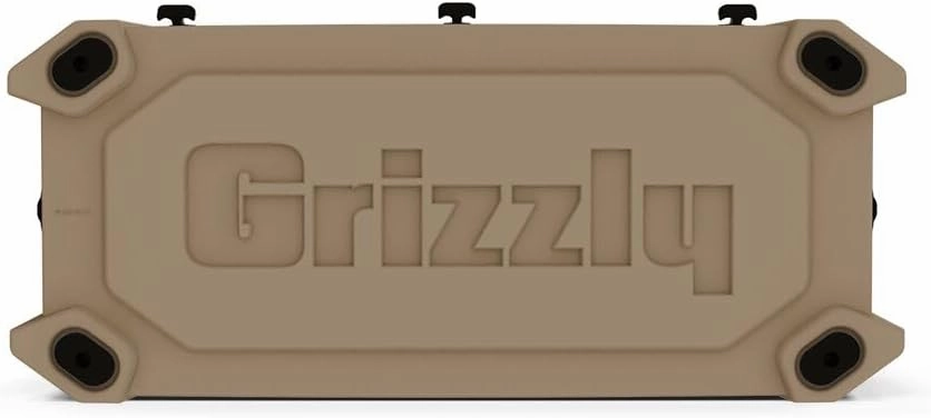 Grizzly 100 Cooler | 100 qt Ice Chest Durable Rotomolded Insulated | Made in USA | Warranty for Life | For Beach Boat Camping Fishing Hunting | G100