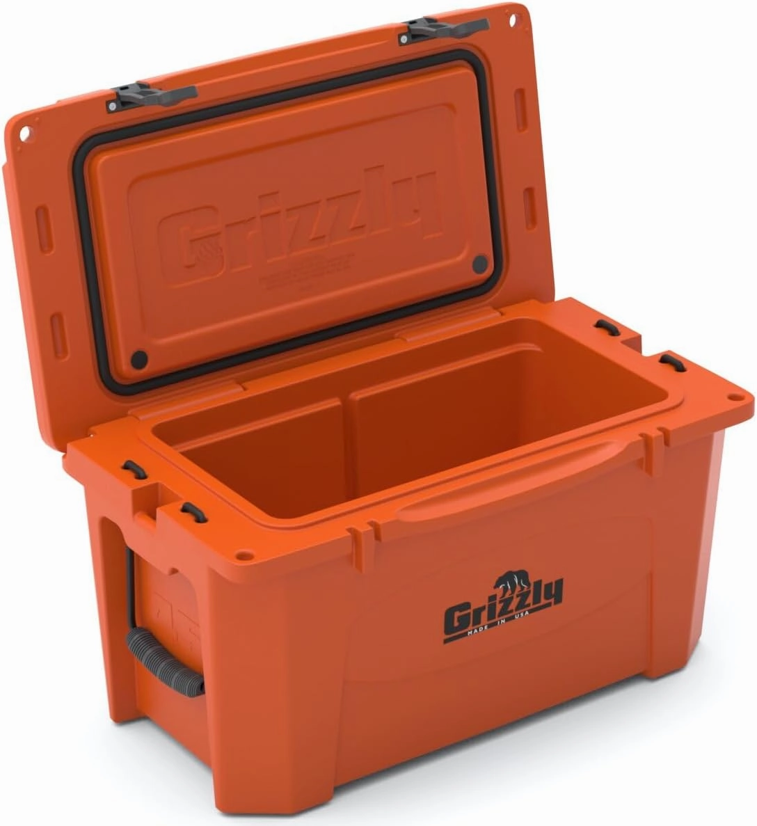 Grizzly 45 Cooler | 45 qt Ice Chest Durable Rotomolded Insulated | Made in The USA | Warranty for Life | for Beach Boat Camping Fishing Hunting | G45