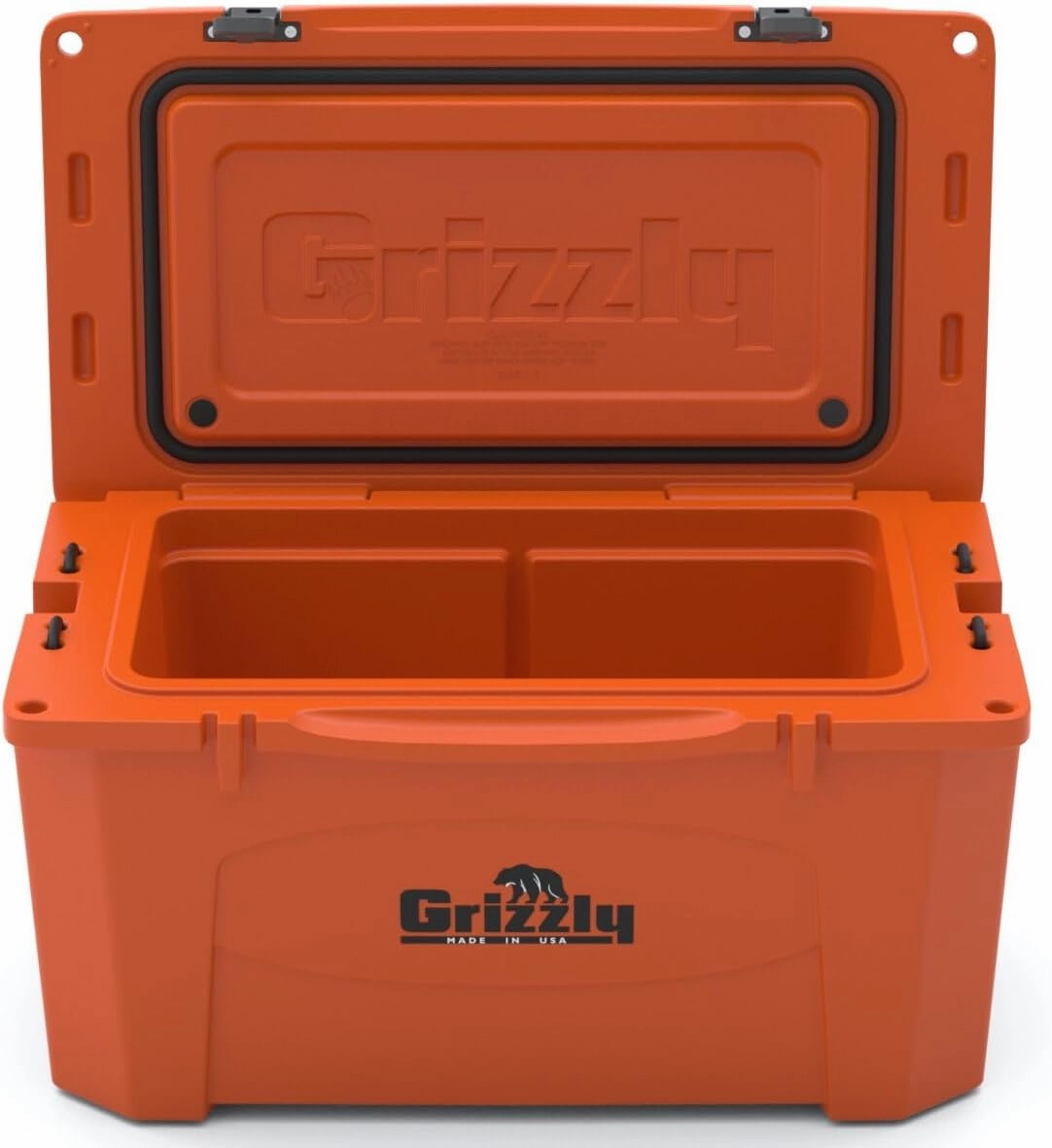 Grizzly 45 Cooler | 45 qt Ice Chest Durable Rotomolded Insulated | Made in The USA | Warranty for Life | for Beach Boat Camping Fishing Hunting | G45