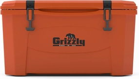 Grizzly 45 Cooler | 45 qt Ice Chest Durable Rotomolded Insulated | Made in The USA | Warranty for Life | for Beach Boat Camping Fishing Hunting | G45