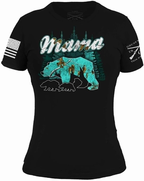 Grunt Style Realtree Xtra® Sea Glass - Mama Bear Women's T-Shirt