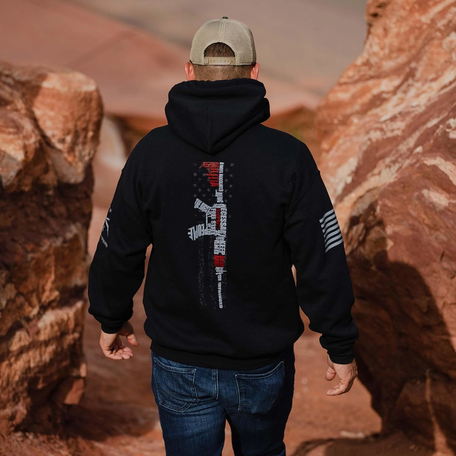 Grunt Style Second Amendment 2.0 Men's Pullover Hoodie