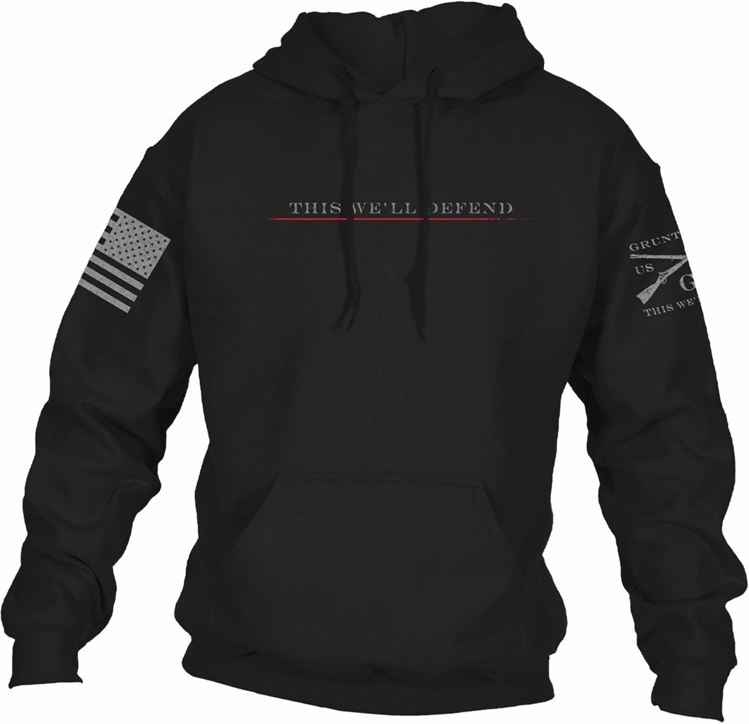 Grunt Style Second Amendment 2.0 Men's Pullover Hoodie