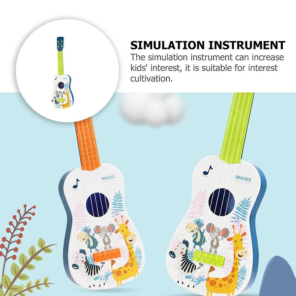 Guitar Toddler Simulation Guitar Mini Instruments Toy 4 String Ukulele Children