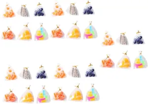HANABASS 3pcs Miniature Dessert Models of Dolly House Accessories for Playhouse Decor Fun Fruit and Candy Designs Creative Miniature Food for Dollhouse Decoration