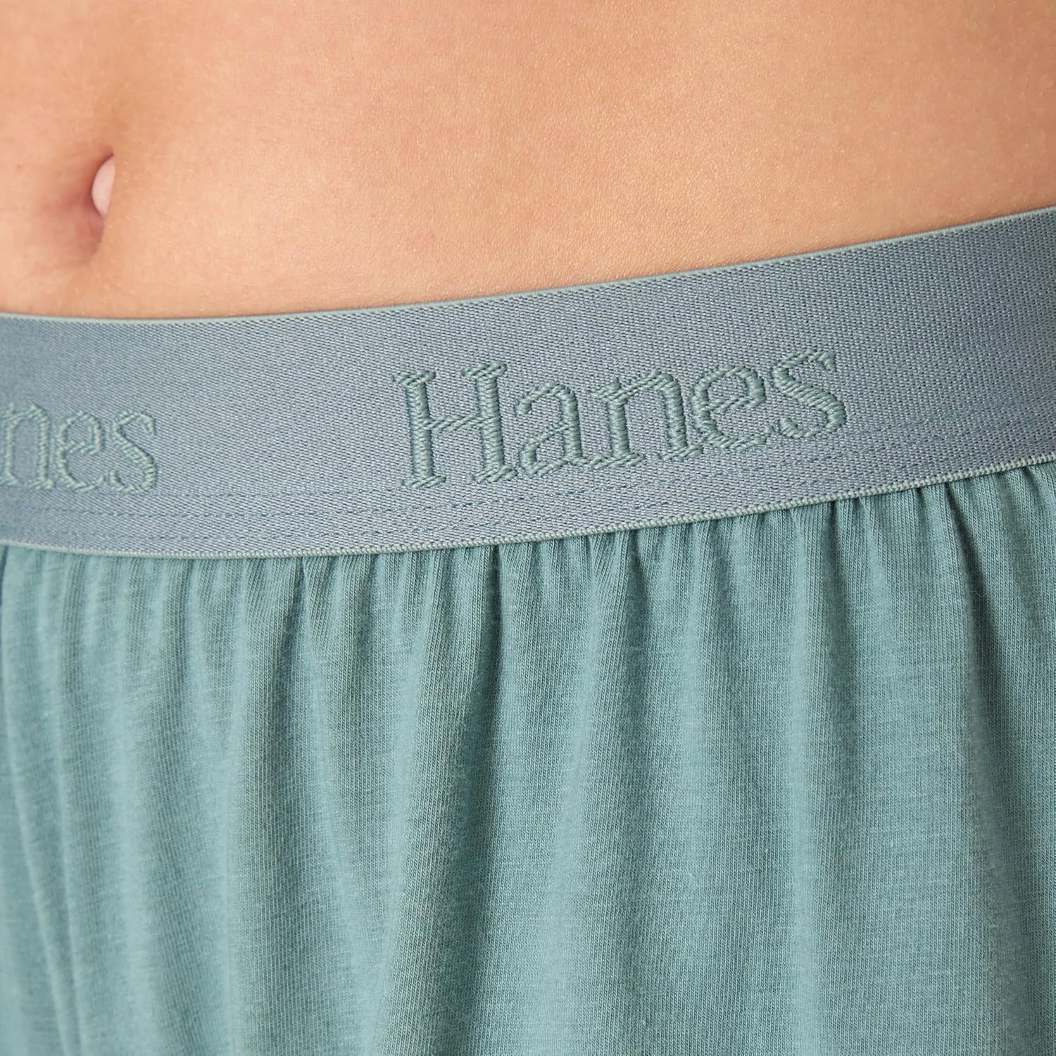 Hanes Women's Originals SuperSoft Comfywear 2 Piece Lounge Boxy T-Shirt & Sleep Shorts Loungewear Set