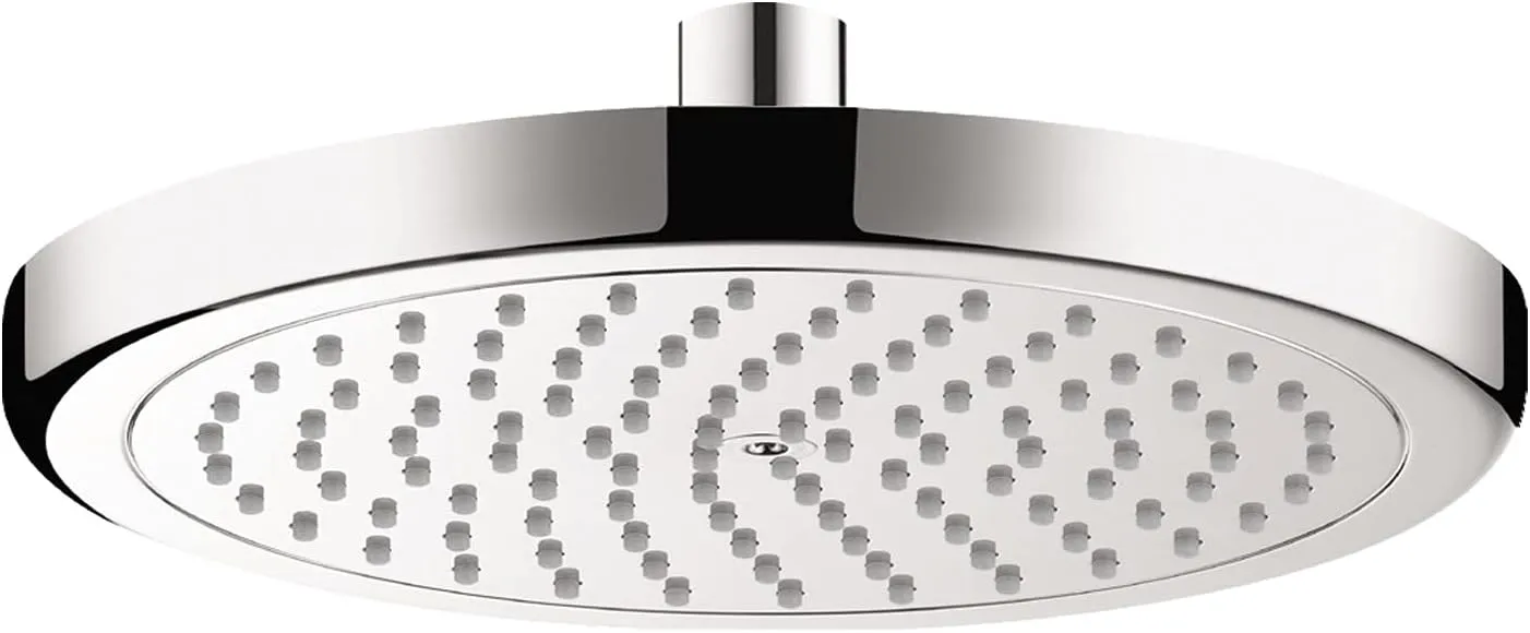 hansgrohe Croma 9-inch Showerhead Premium Modern 1-Spray RainAir Air Infusion with Airpower with QuickClean in Chrome, 26465001