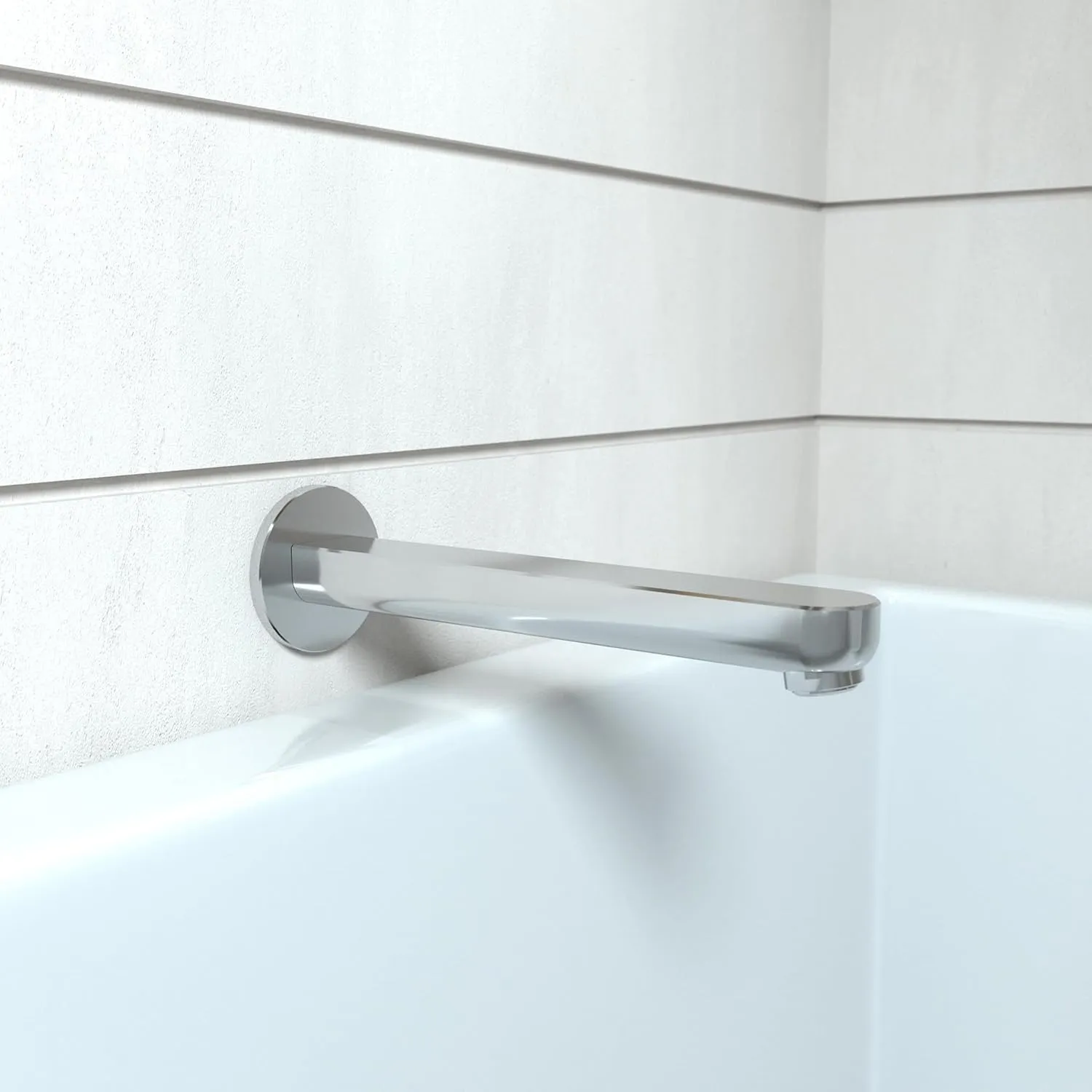 hansgrohe Tub Spout 9" Premium 3-inch Modern Tub Spout in chrome, 14421001
