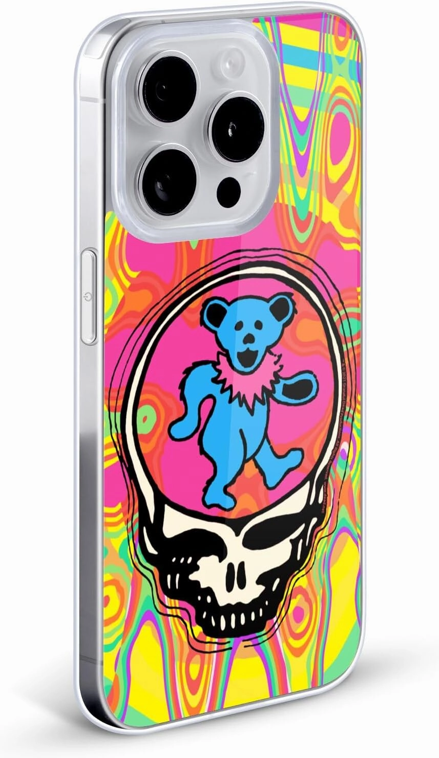 Head Case Designs Officially Licensed Grateful Dead Bear Trends Soft Gel Case Compatible with Apple iPhone 16e