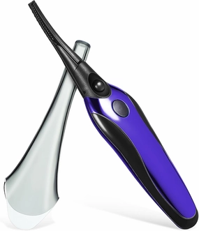 Heated Eyelash Curler, 2 in 1 Electric Eyelash Curler, Eye Lash Curler Heat, 3 Temperature Modes Electric Eyelash Tool, Mini USB Natural Curling Beauty Tools