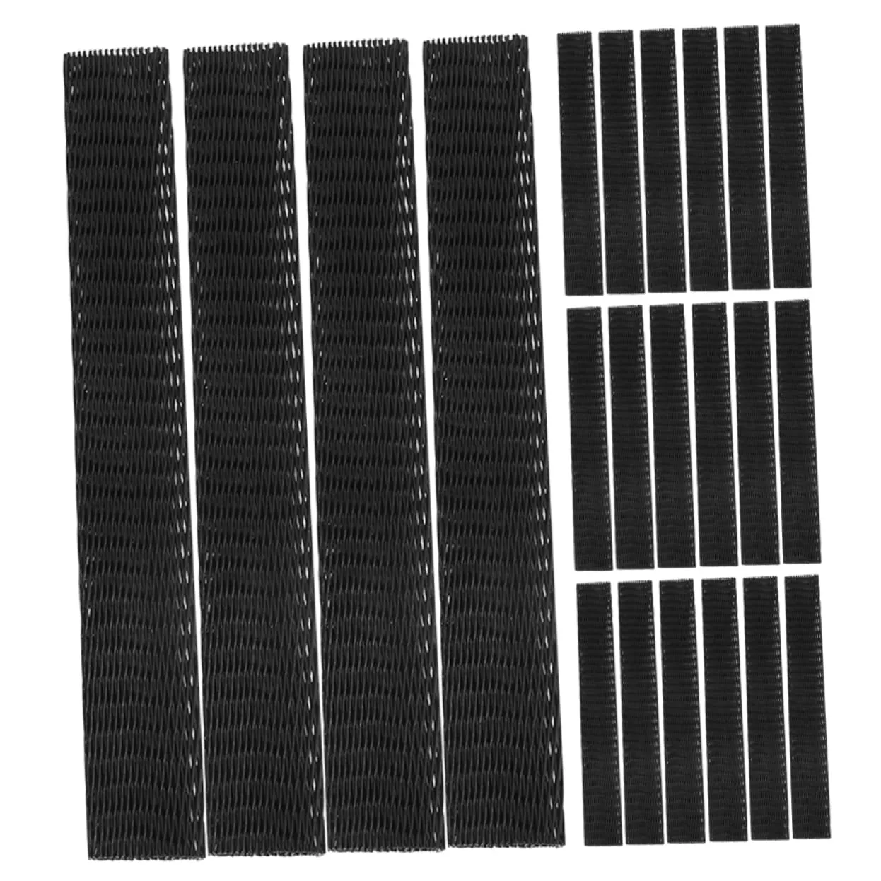 Hemoton 200pcs Stretchable Makeup Brush Covers Plastic Mesh Cover for Travel Flexible Cosmetic Brush Mesh Protect