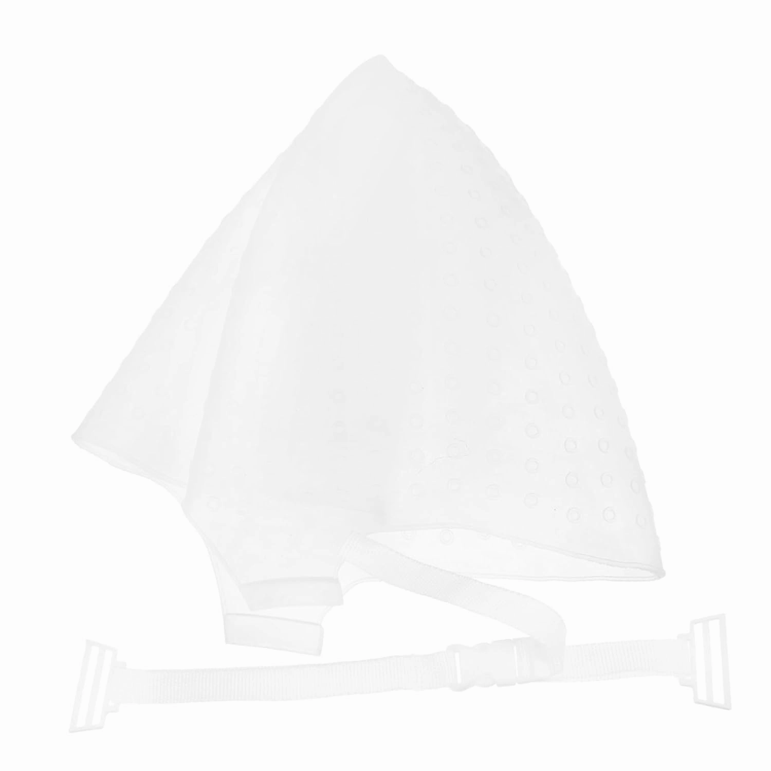 Highlighter Hat Hair Coloring Cap Highlight Cap Wow Cap Highlights Hair Highlighting Cap with Hook Shape Cap Professional Highlighting Tools Soft Highlighting Hair Cap White