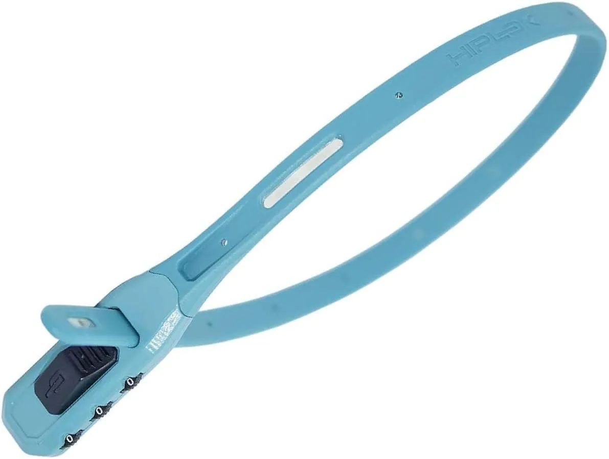 HIPLOK Z Lok Single Zip Combo Lock, Teal (ZCOM1TE)