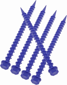 Homoyoyo 5pcs Heavy Duty Tent Stakes Plastic Camping Pegs for Secure Canopy Awning Fastening for Grass Use Portable and Compact Design