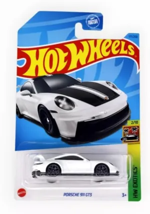 Hot Wheels Porsche 911 GT3 Diecast Car, HW Exotics, 1:64 Scale