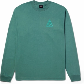 HUF Set Triple Triangle Long Sleeve T-Shirt - 100% Pre-Shrunk Cotton T-Shirt
