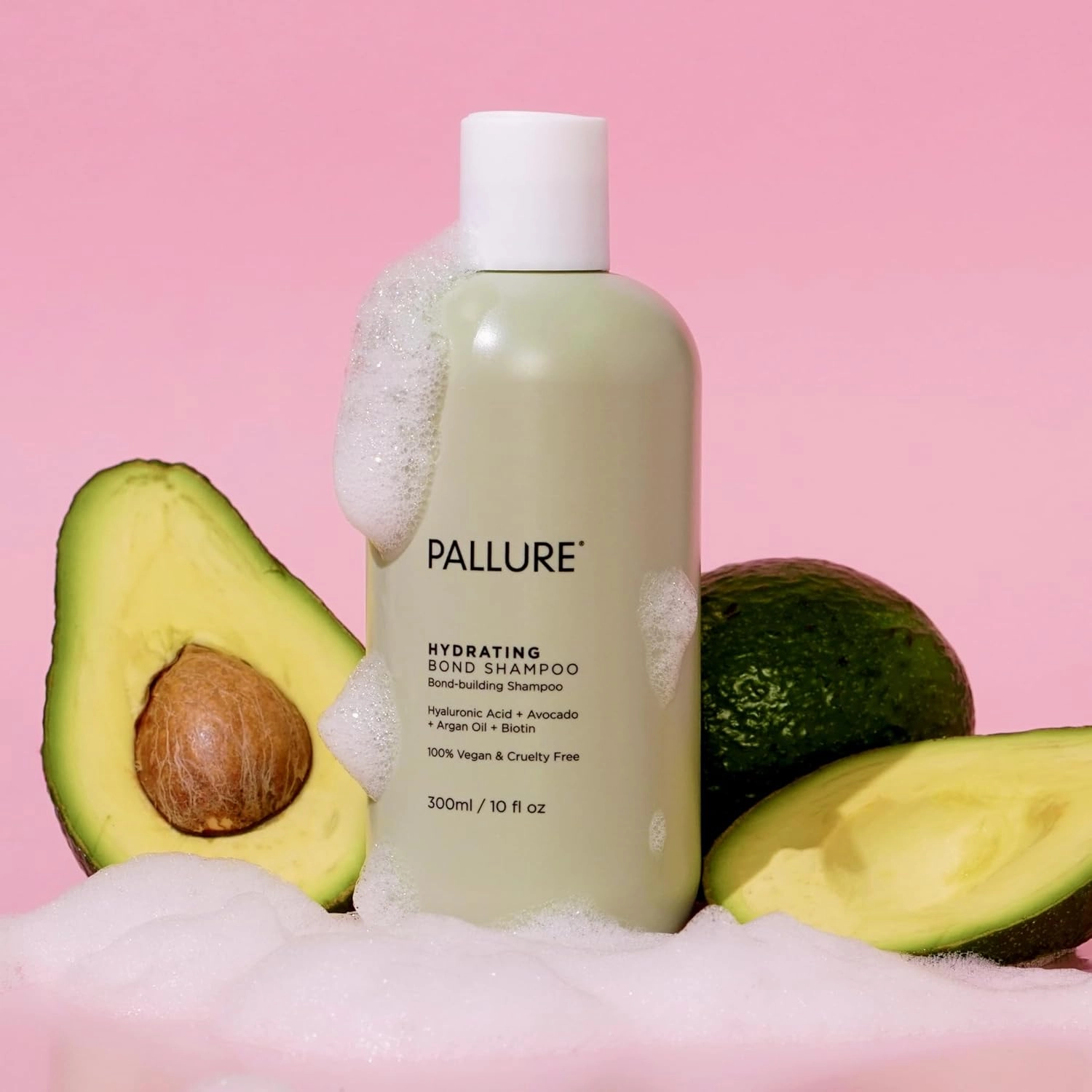 Hydrating Bond Shampoo To Support Thicker, Voluminous, Fuller Looking Hair, Infused with Hyaluronic Acid, Biotin, Avocado and Rosemary Oil 10.14 Fl Oz