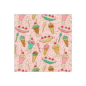 Ice Cream Shop - Dollhouse Wallpaper