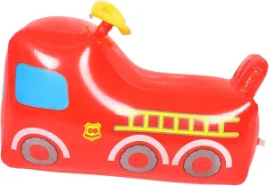 Inflatable Fire Truck Toy Kids Play Car Portable Fire Engine Tumbler Safe PVC Inflatable Toy for Children