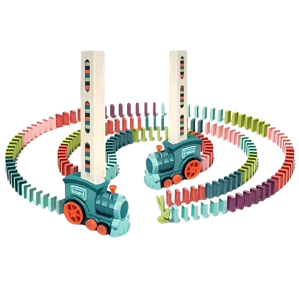 Interactive Automatic Domino Train