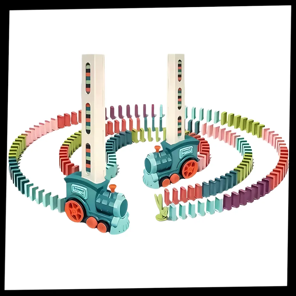 Interactive Automatic Domino Train