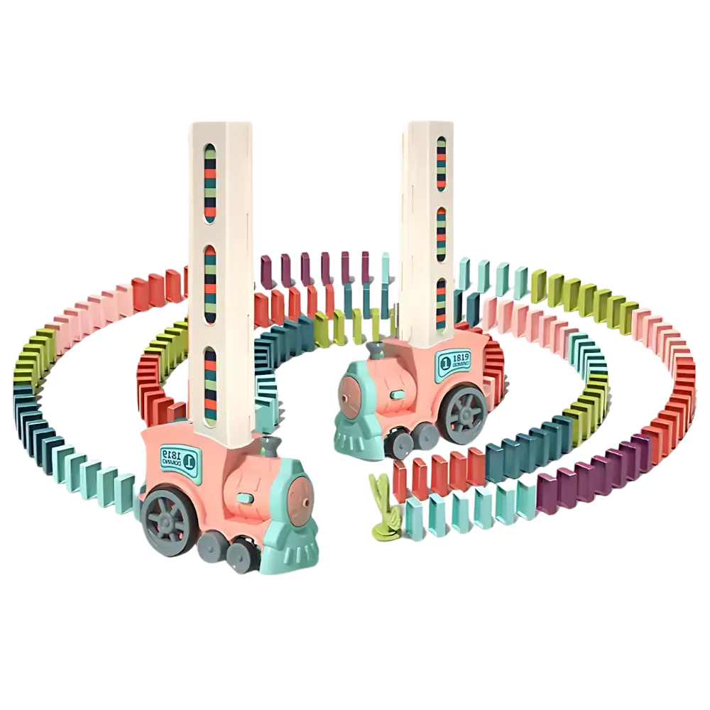Interactive Automatic Domino Train