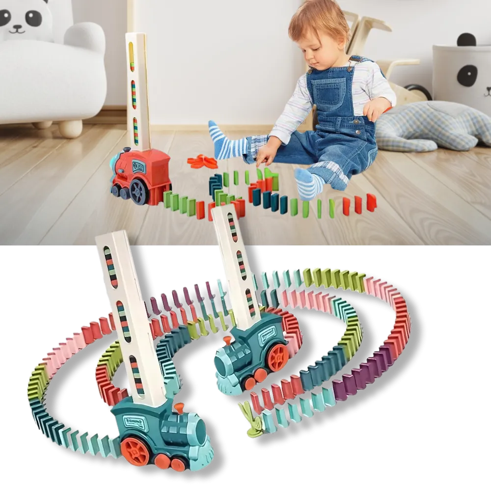 Interactive Automatic Domino Train