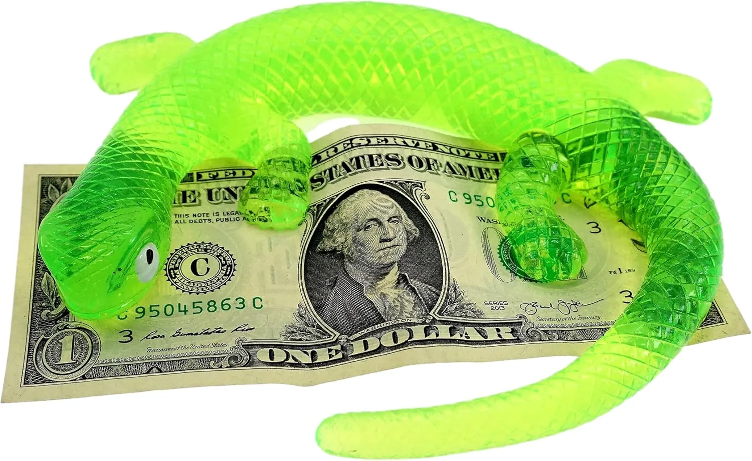 JA-RU Giant Sticky Lizards Stretchy Reptile Toys (6 Packs Assorted) | Fidget Toy, Party Favors, Easter Basket for Kids | Pinata Filler, Bulk Toys, Stocking Stuffer, Goodie Bag Prize Set | 430-6As