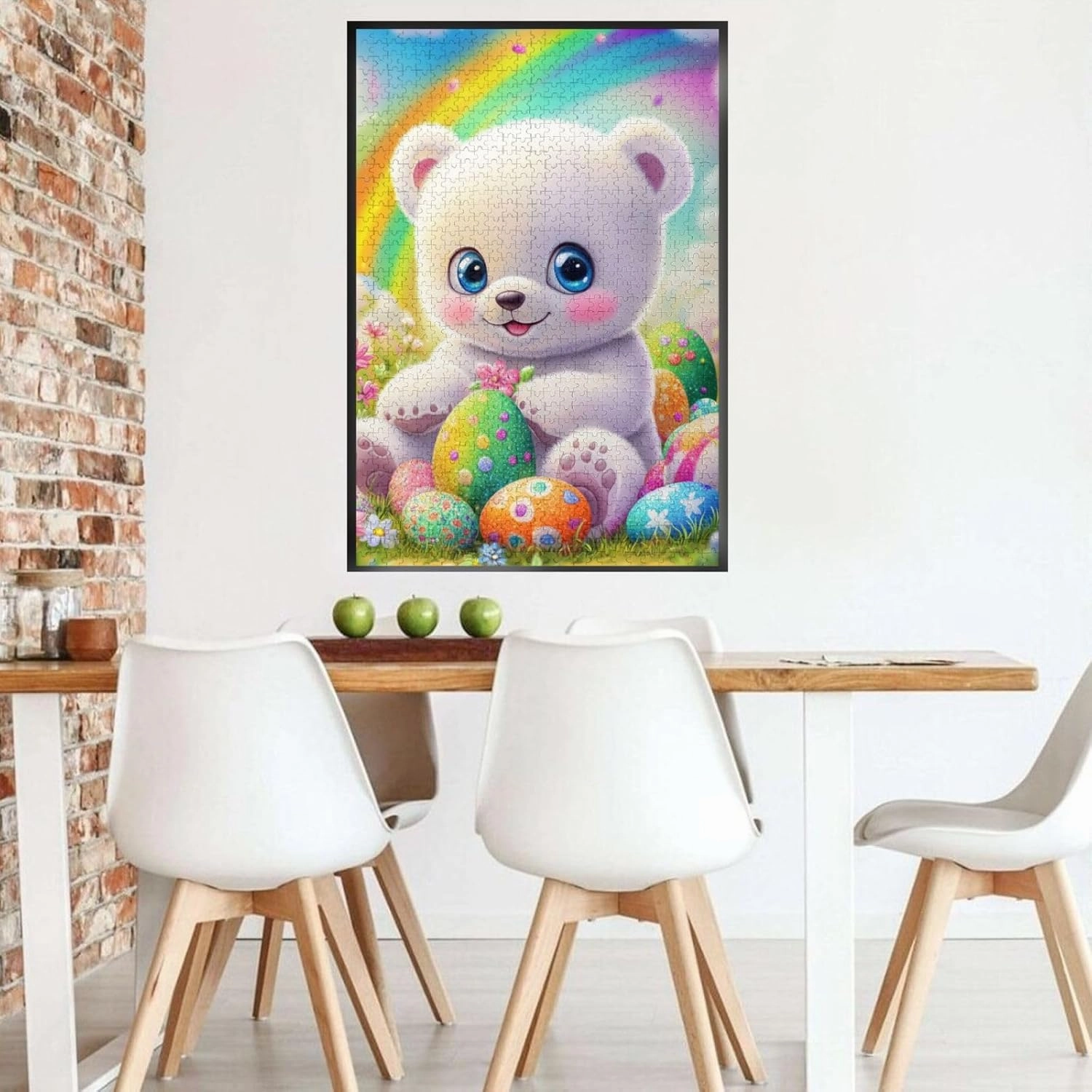 Jigsaw Puzzle 1000 Pcs - Easter Egg Animal - Humorous Home Ideas Decor Art - Funny Birthday Gift for Adults and Kids (Polar Bear)