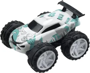 Jump Starter Pack, Friction Driven Car, Rub it on a Flat Surface to Charge It and It Will Come Out at Full Speed, The Box Converts to a Bizak Launch Ramp (62000616-4)